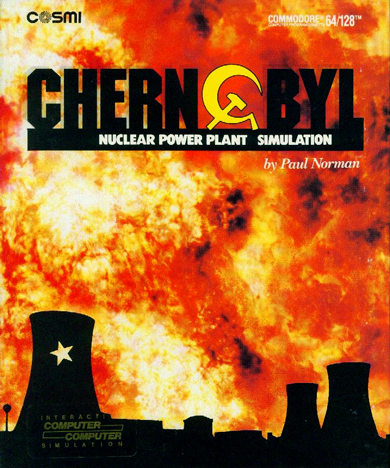 Chernobyl box art for Commodore 64